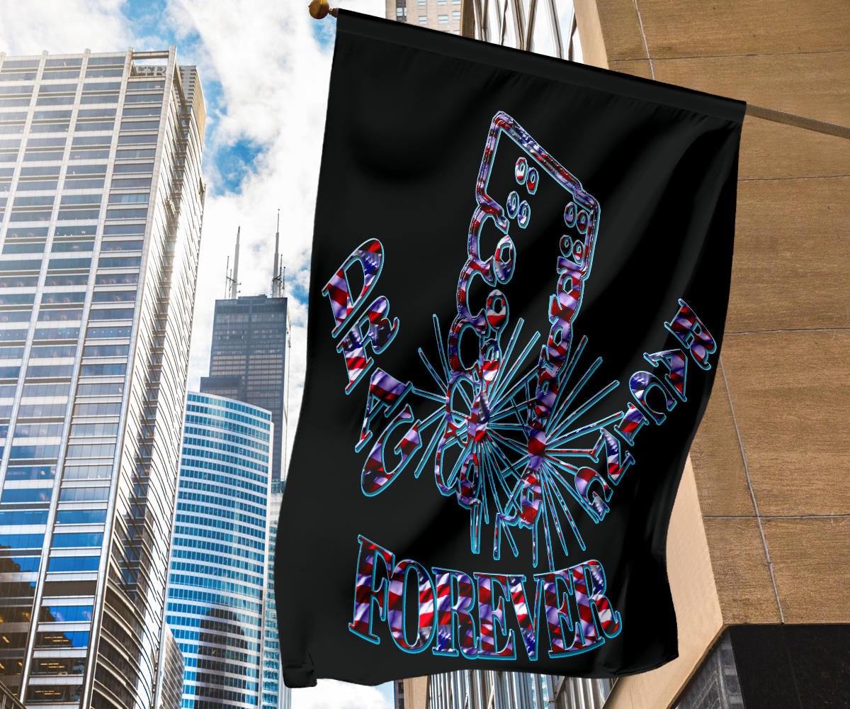 USA Drag Racing Forever Flag