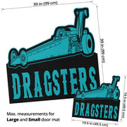 Custom Shaped Dragster Door Mat