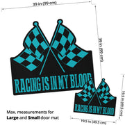 Racing Shaped Door Mats