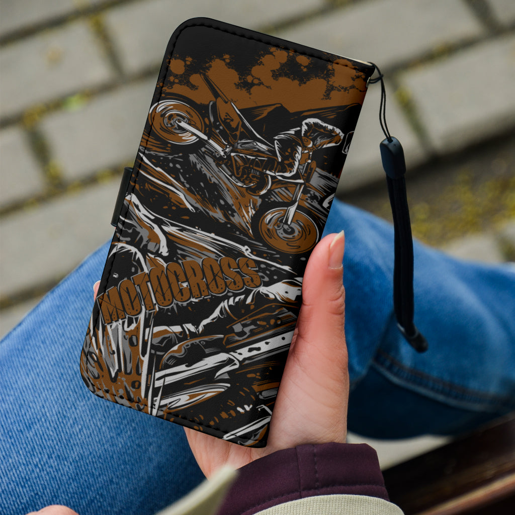 Motocross Wallet Phone Case Muddy Wallet Phone Case