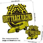 Custom shaped dirt modified door mat