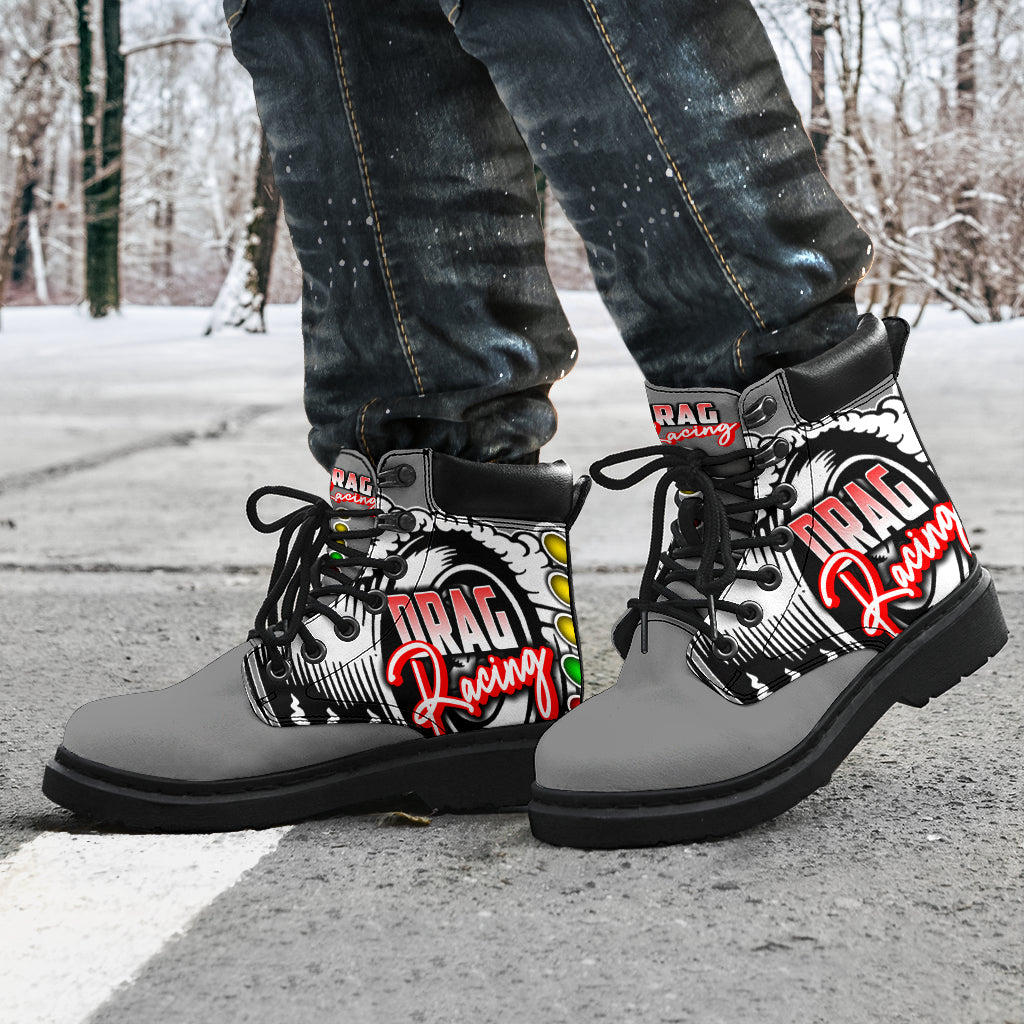 Drag Racing All-Season Boots grey