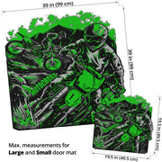 Custom Shaped Motocross Door Mat