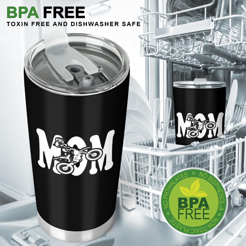 Motocross mom tumbler