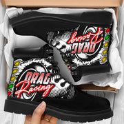 Drag Racing All-Season Boots Black