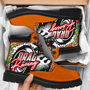 Drag Racing All-Season Boots orange