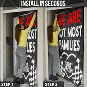 We Are Not Most Families Dirt Racing Door Sock