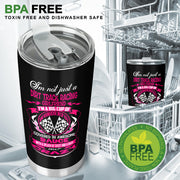 dirt track racing girlfriend tumbler