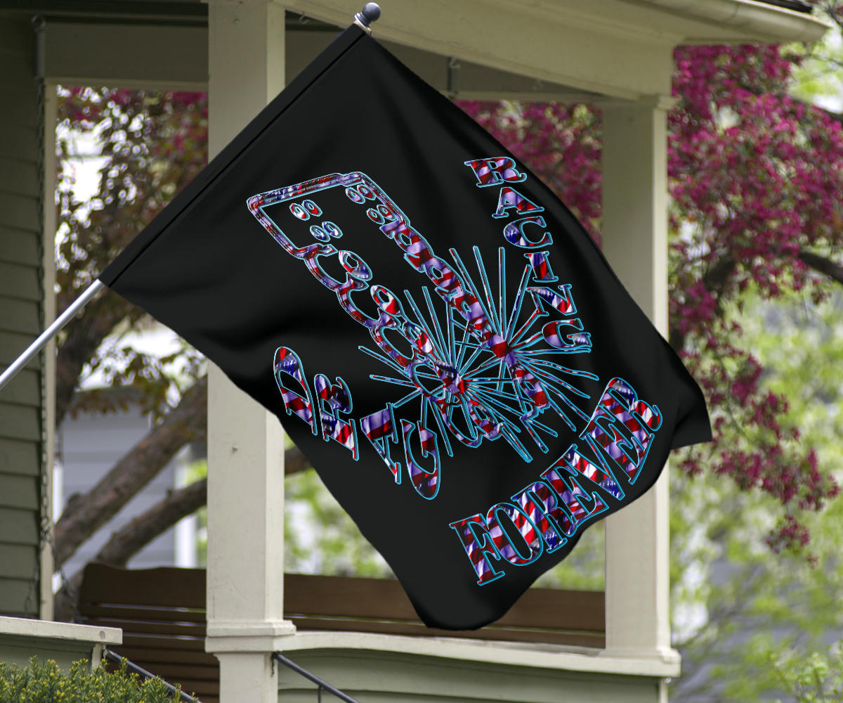 USA Drag Racing Forever Flag