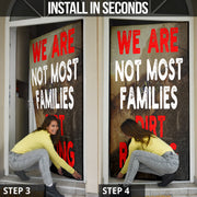 We Are Not Most Families Dirt Racing Door Sock