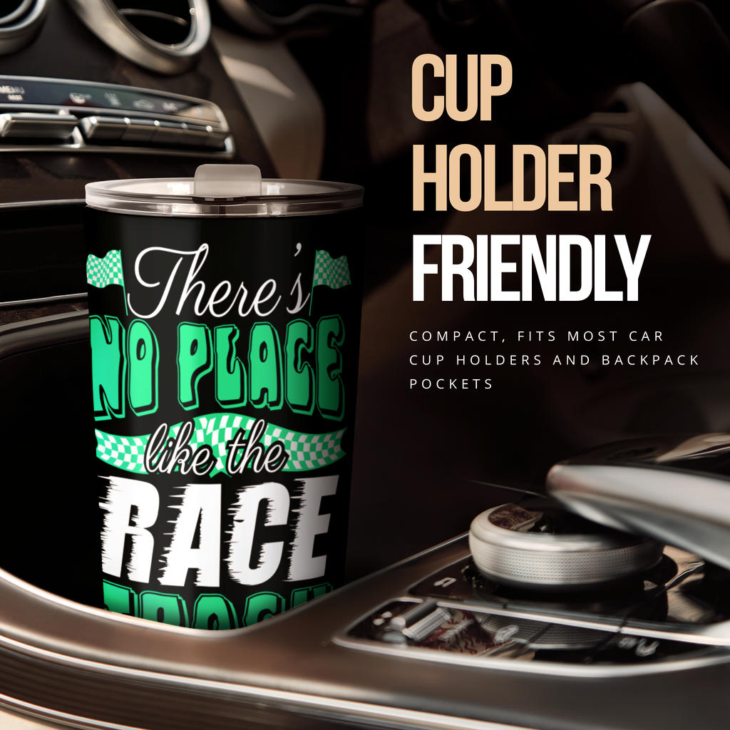 dirt track racing tumbler