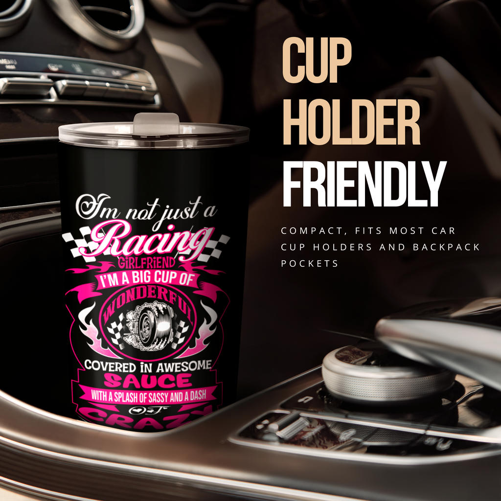 racing girlfriend tumbler