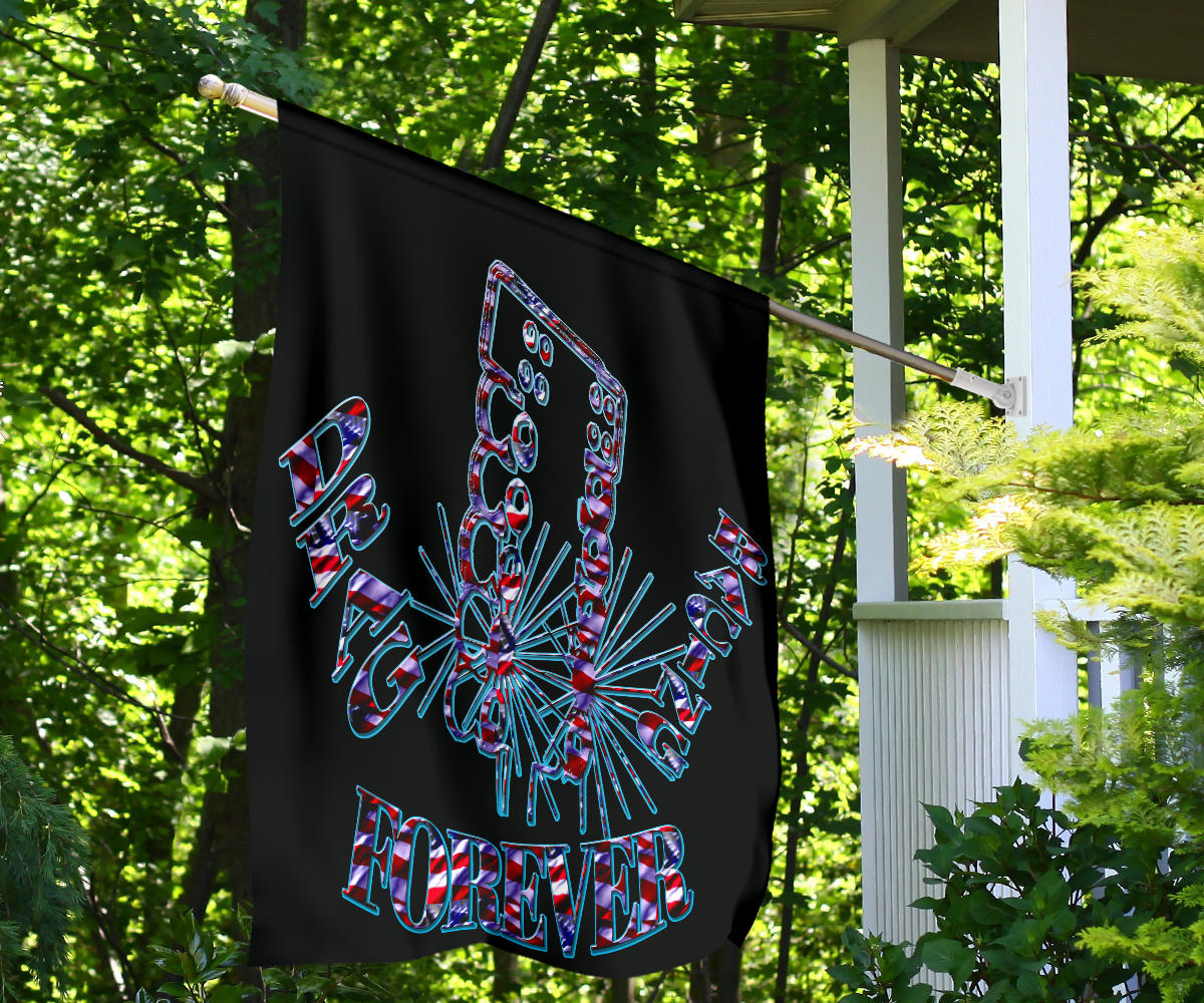 USA Drag Racing Forever Flag