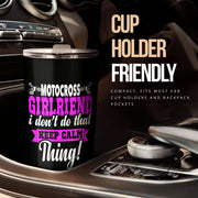 motocross girlfriend tumbler