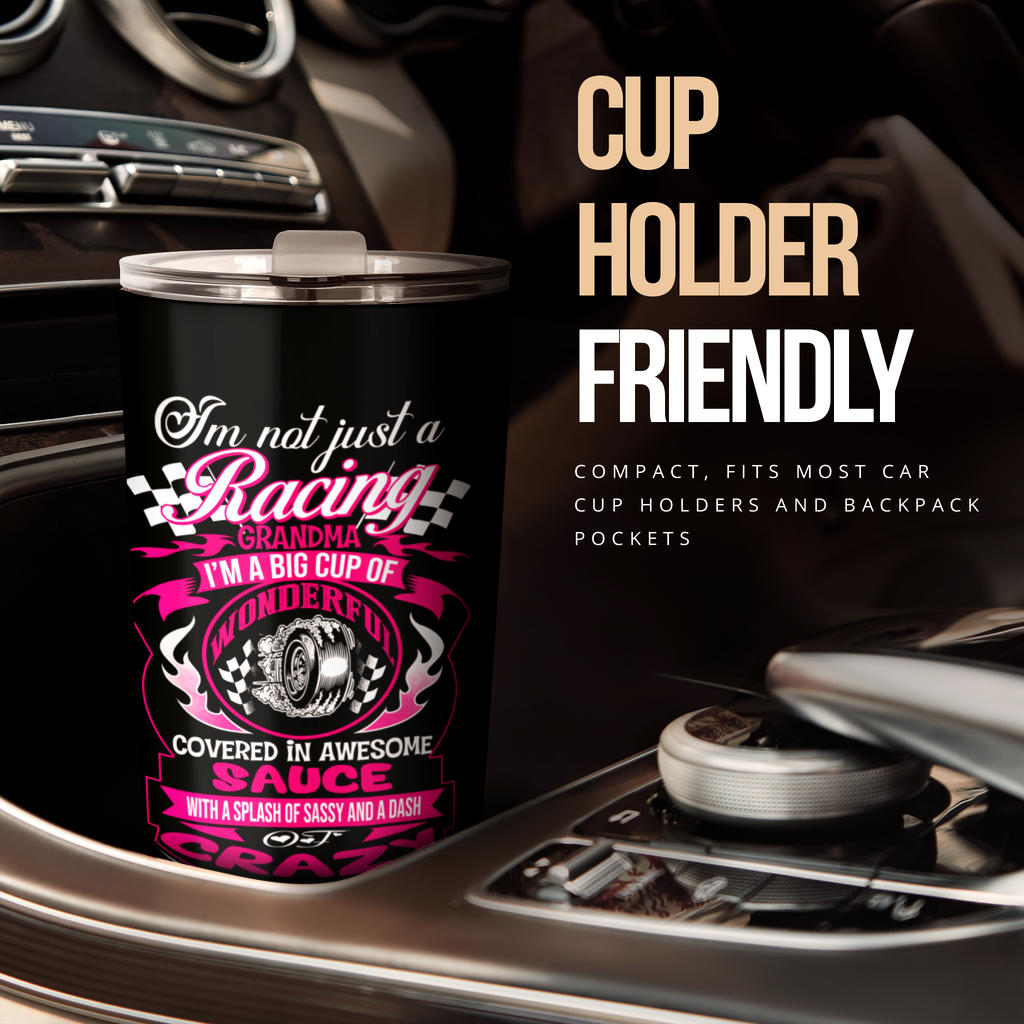 racing grandma tumbler