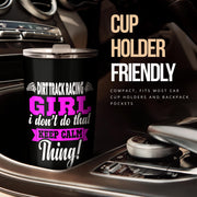 dirt track racing girl tumbler