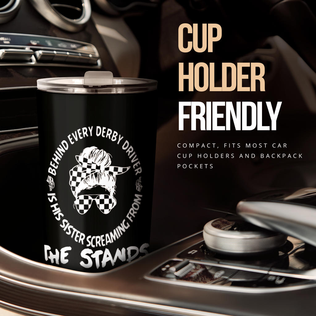 demolition derby sister tumbler