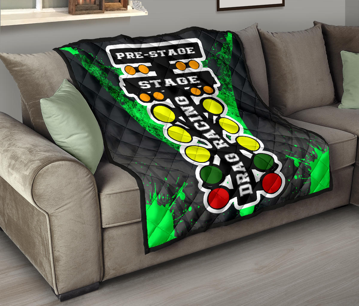 Drag Racing Premium Quilt 