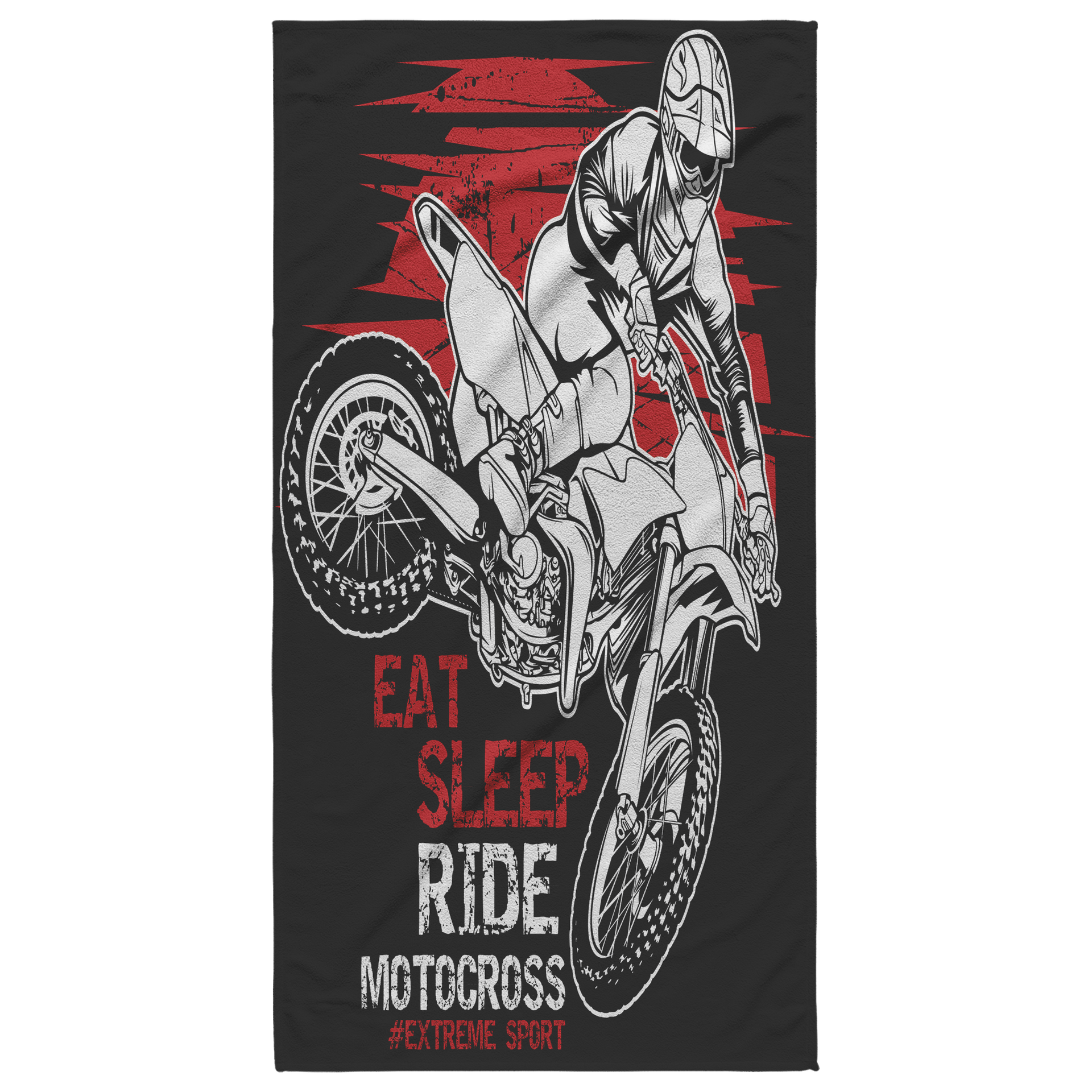 Motocross Beach Towel
