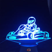 Go-Kart Racing 3D Led Lamp