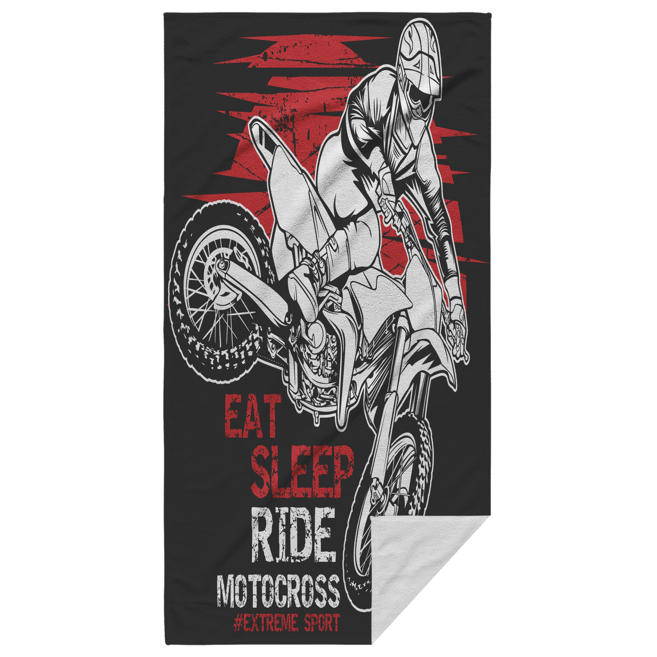 Motocross Beach Towel