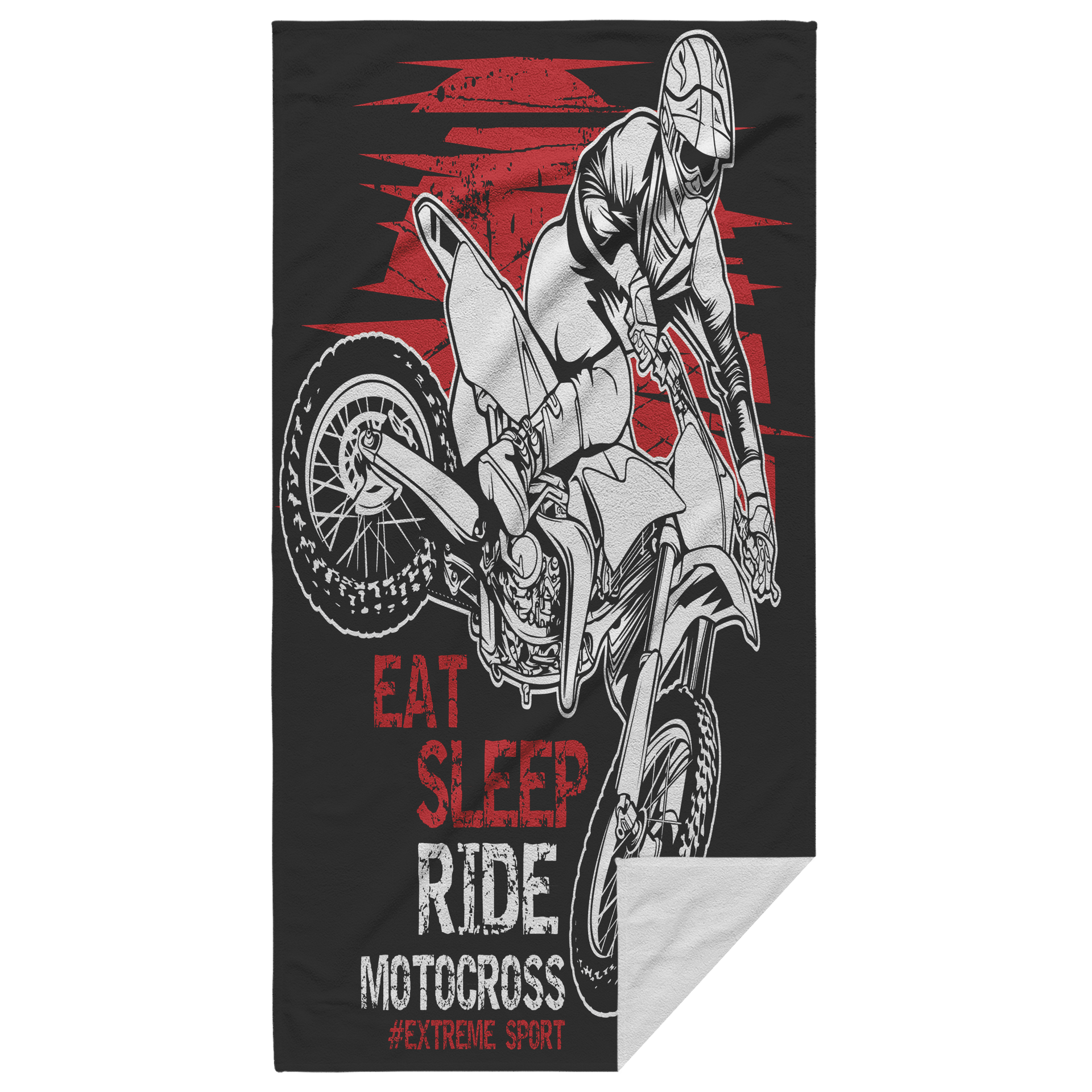 Motocross Beach Towel