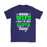 motocross wife t-shirts
