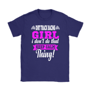 dirt track racing girl t-shirts