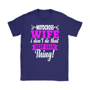 motocross wife t-shirts