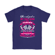 dirt track racing girl t-shirts