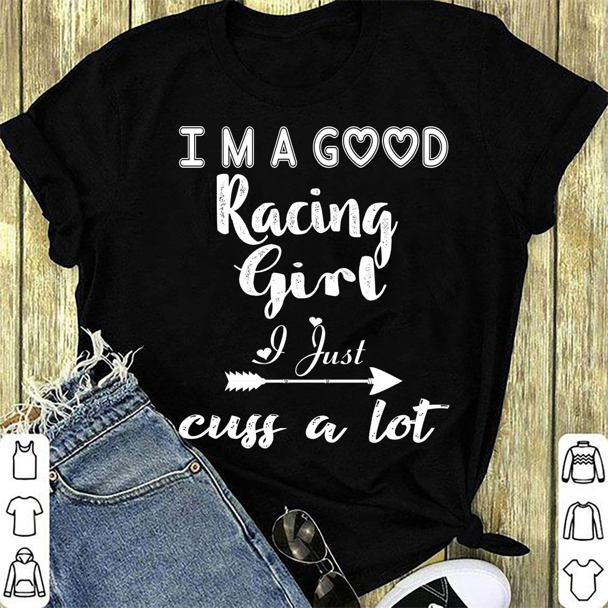 racing girl t shirts