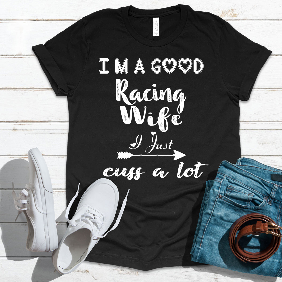 racing wife t-shirts