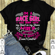 racing girl t-shirts