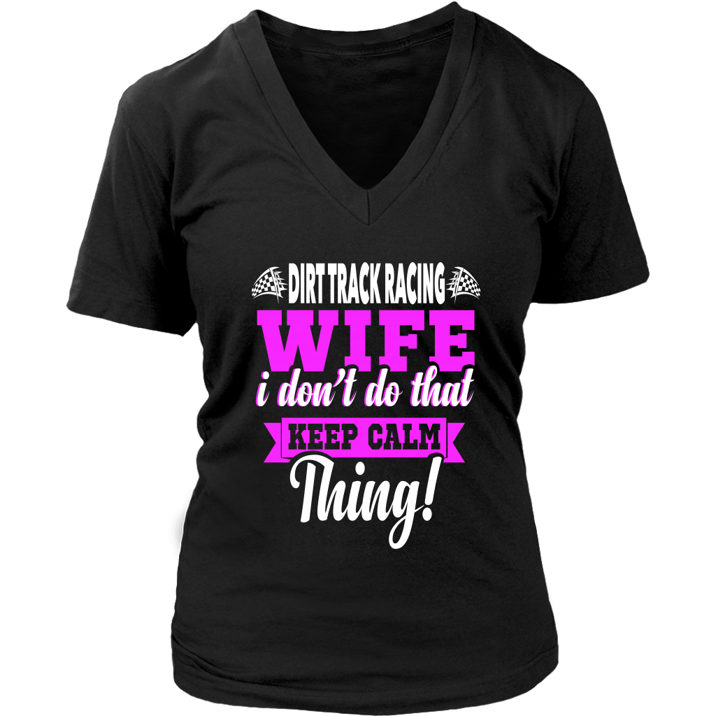 dirt track racing wife t-shirts
