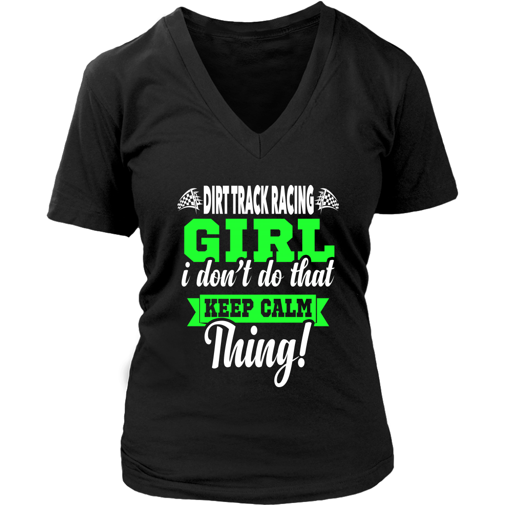 dirt racing girl t-shirts