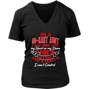 go kart racing aunt t-shirts