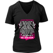 dirt track racing wife t-shirts