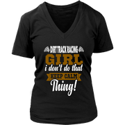 dirt track racing girl t-shirts