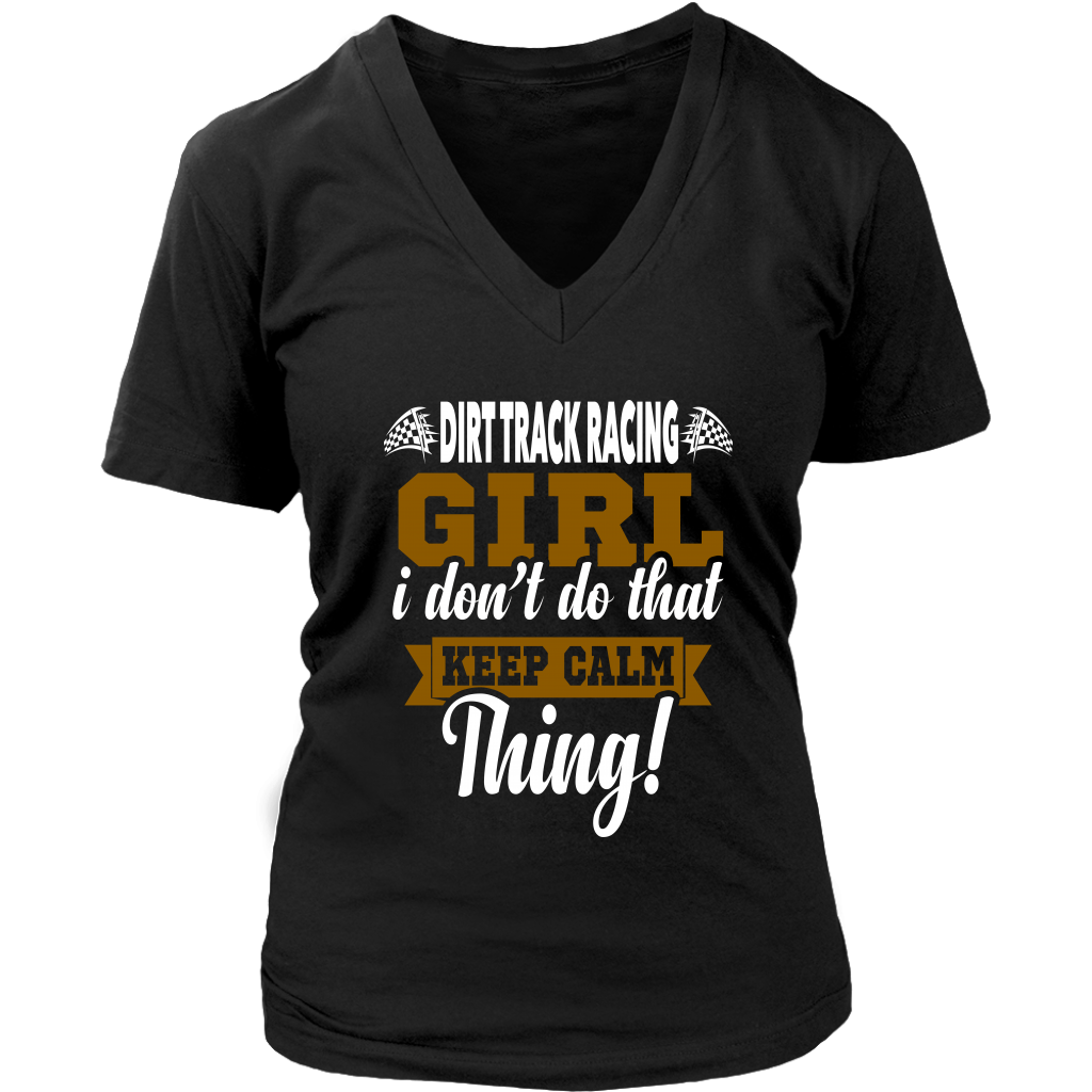 dirt track racing girl t-shirts