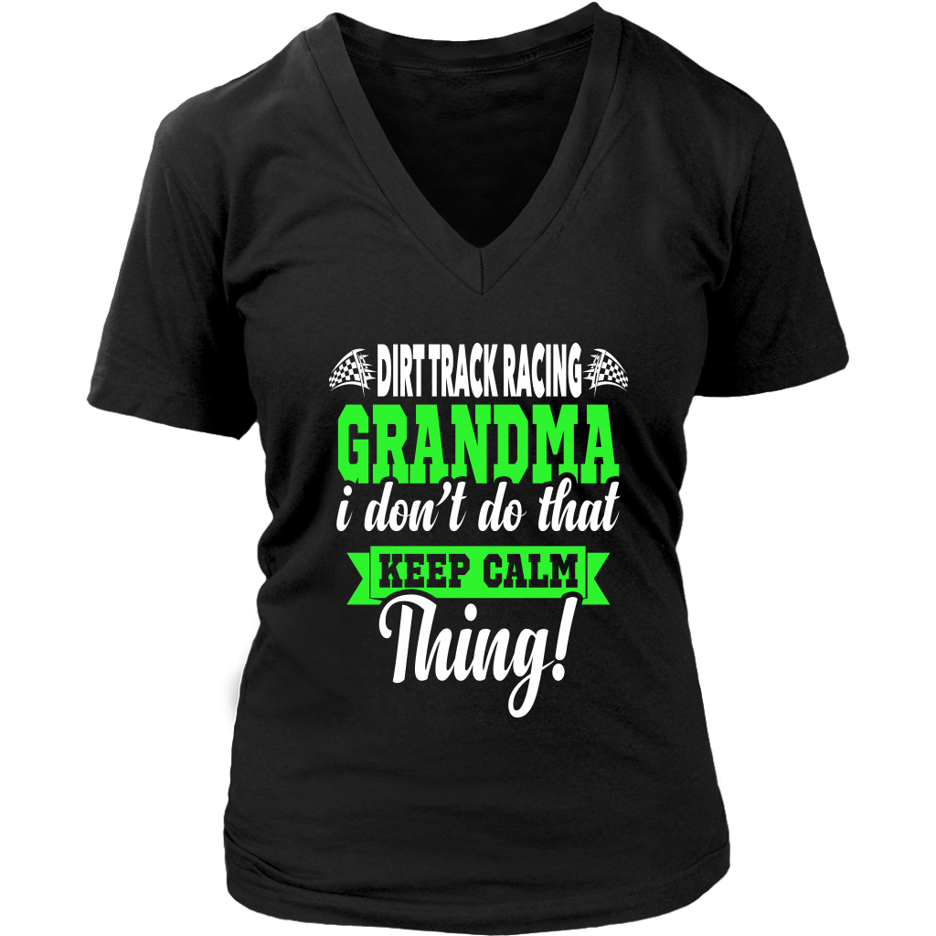dirt racing grandma t-shirts