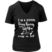 drag racing women's t-shirts