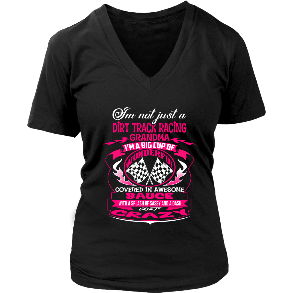 dirt track racing grandma t-shirts