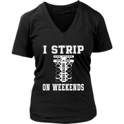 I Strip On Weekends Drag Racing T-Shirts