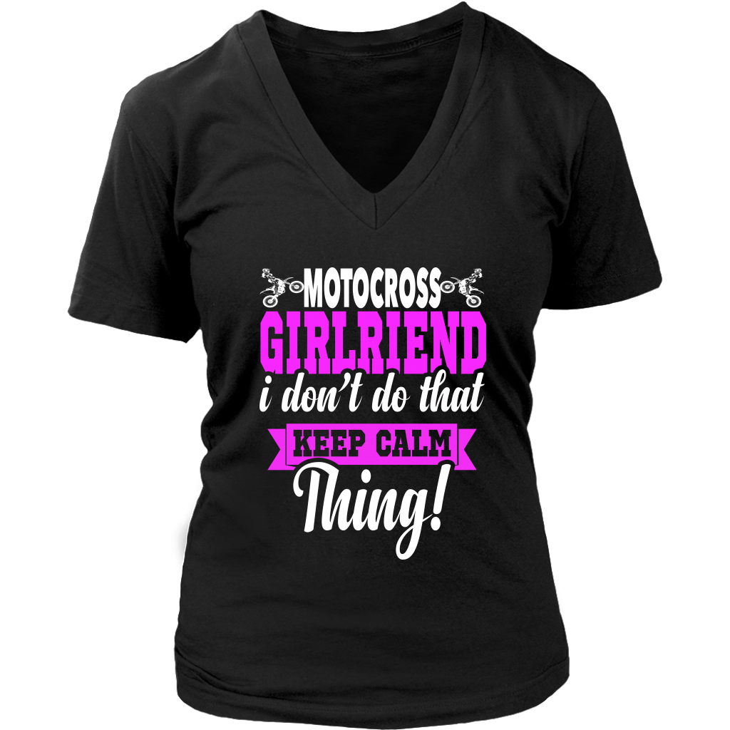 motocross girlfriend t-shirts