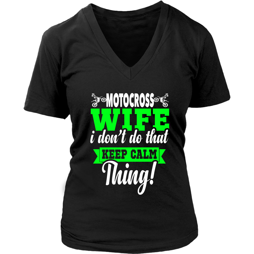 motocross wife t-shirts