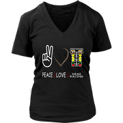 drag racing women's t-shirts