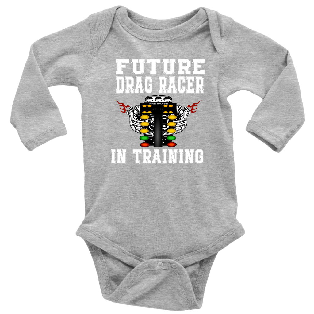 Future Drag Racer In Training Kids Tees