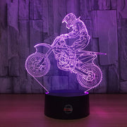 Motocross 3D Led Lamp