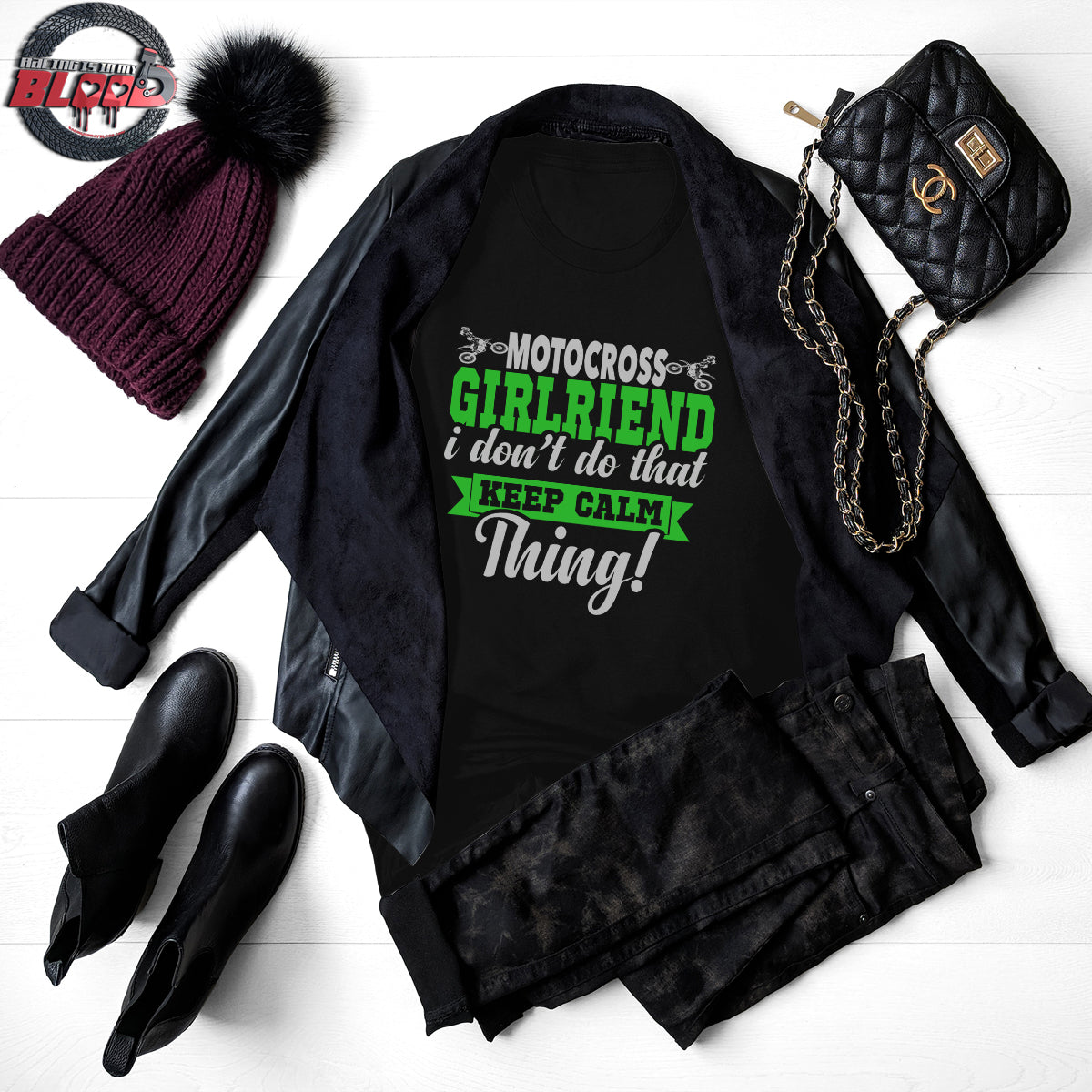 motocross girlfriend t-shirts