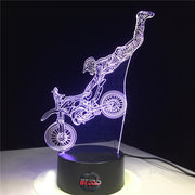 Motocross 3D Led Lamp